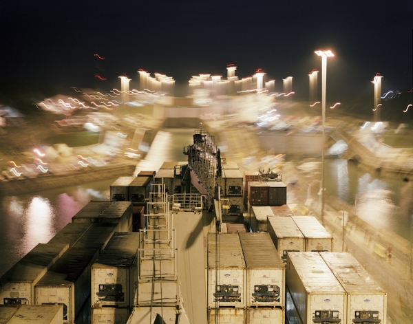 Photograph Shuli Hallak Cargo Ship Through Panama Canal on One Eyeland